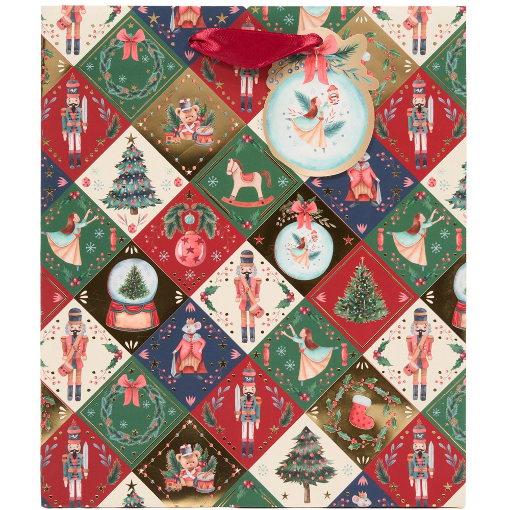 Nutcracker Christmas Gift Bag Medium Image 4