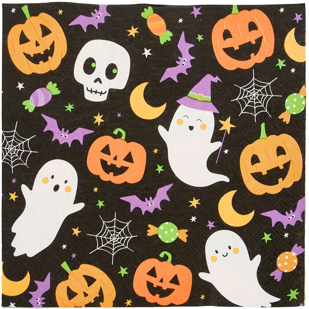Pack of 20 Halloween Napkins Image 3
