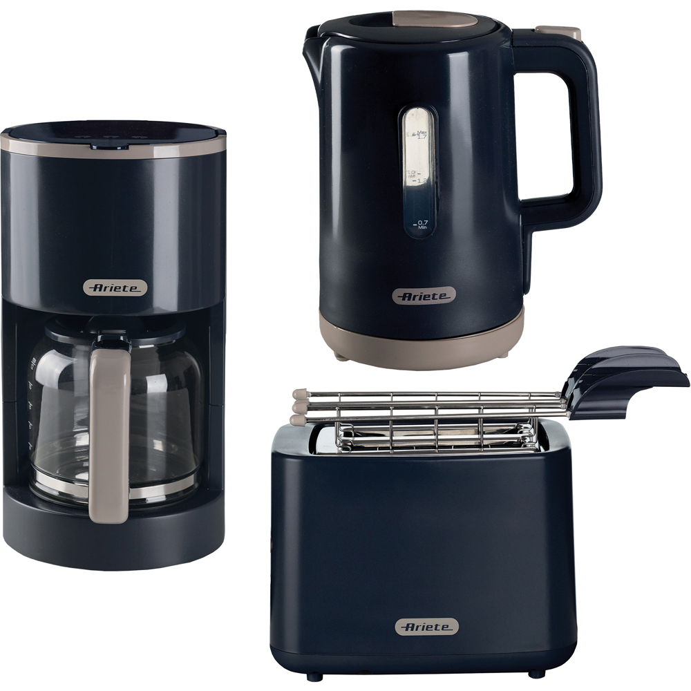 Ariete Breakfast Line Kettle Toaster and Coffee Machine Pack Image 1