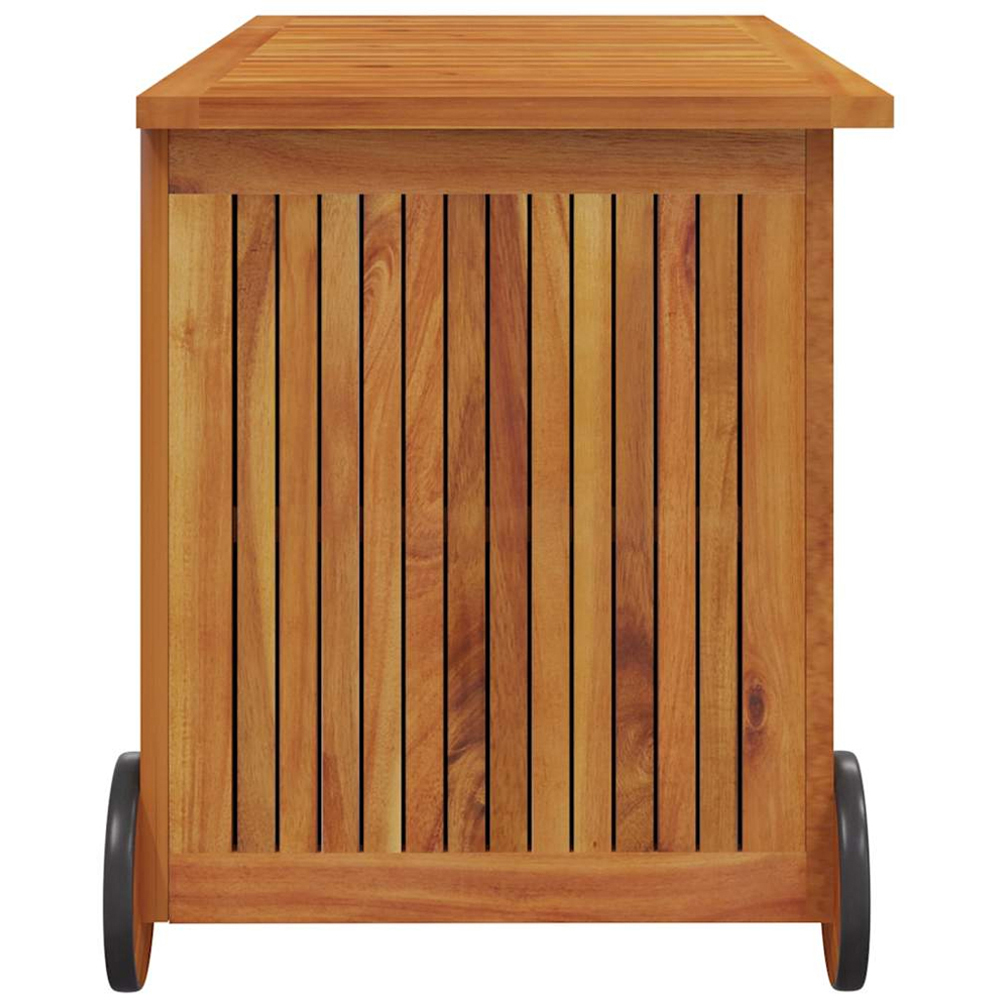 vidaXL 58 x 90 x 50cm Brown Acacia Wood Garden Storage Box Image 4