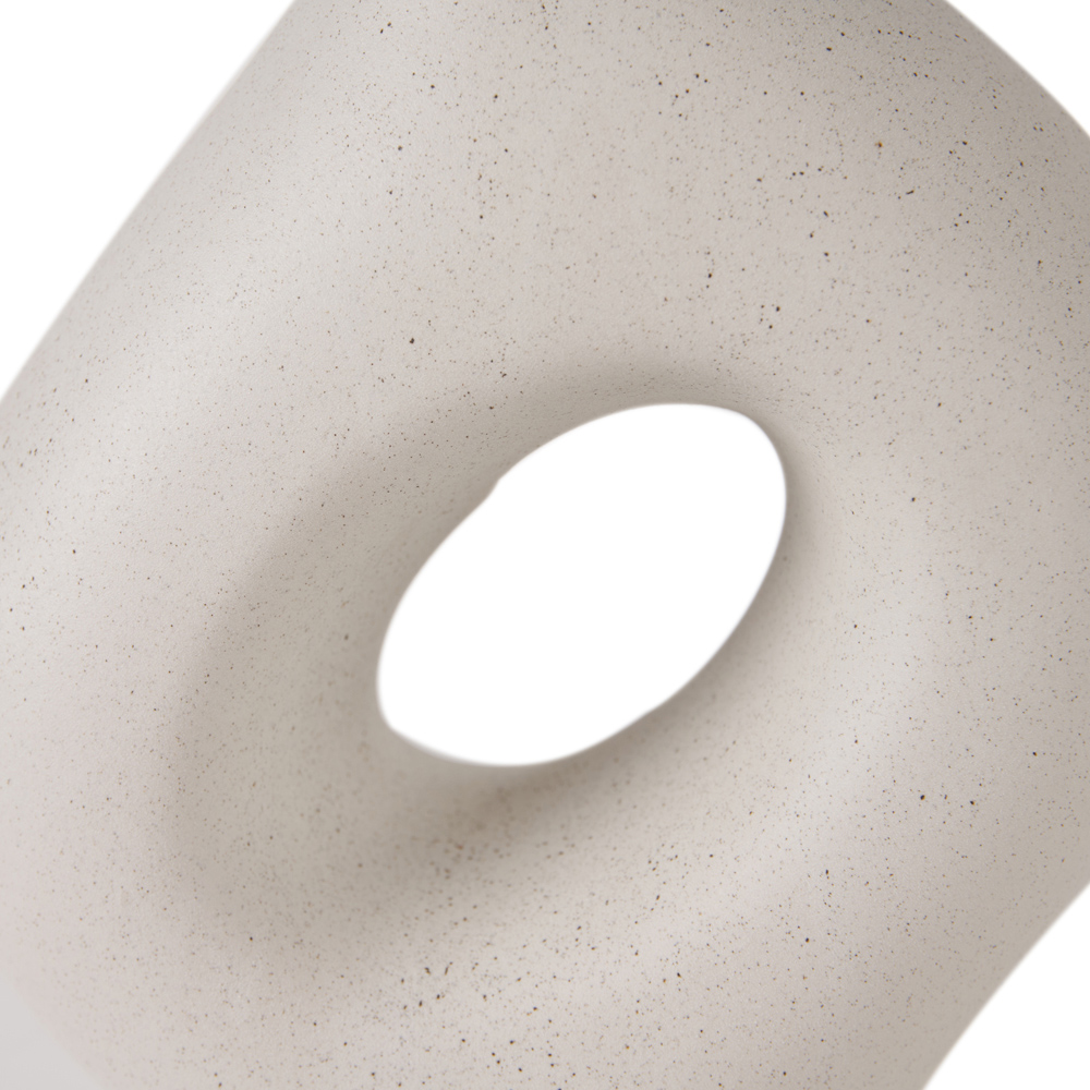 Pacific Lifestyle Ulla Monochrome Organic Ceramic Table Lamp Image 3