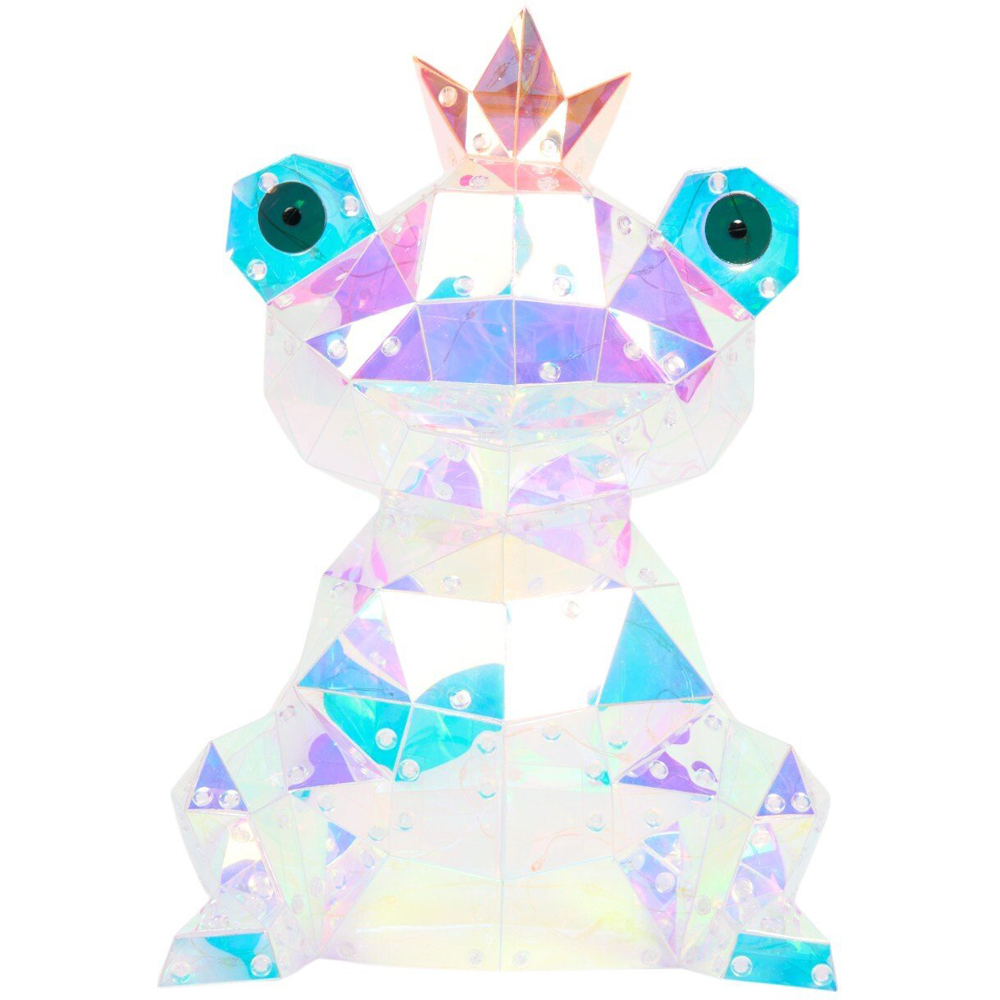 Crystal Effect Iridescent Frog Light Image 4