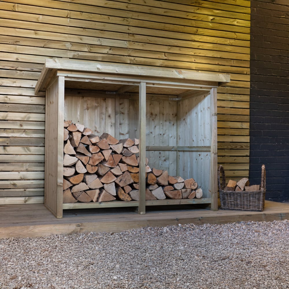 The Garden Village Billington 5 x 3ft Small Log Shed Image 8