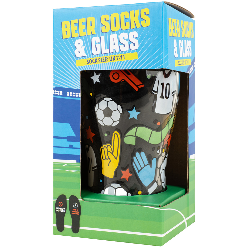 Football Glass and Socks Pack Image 4
