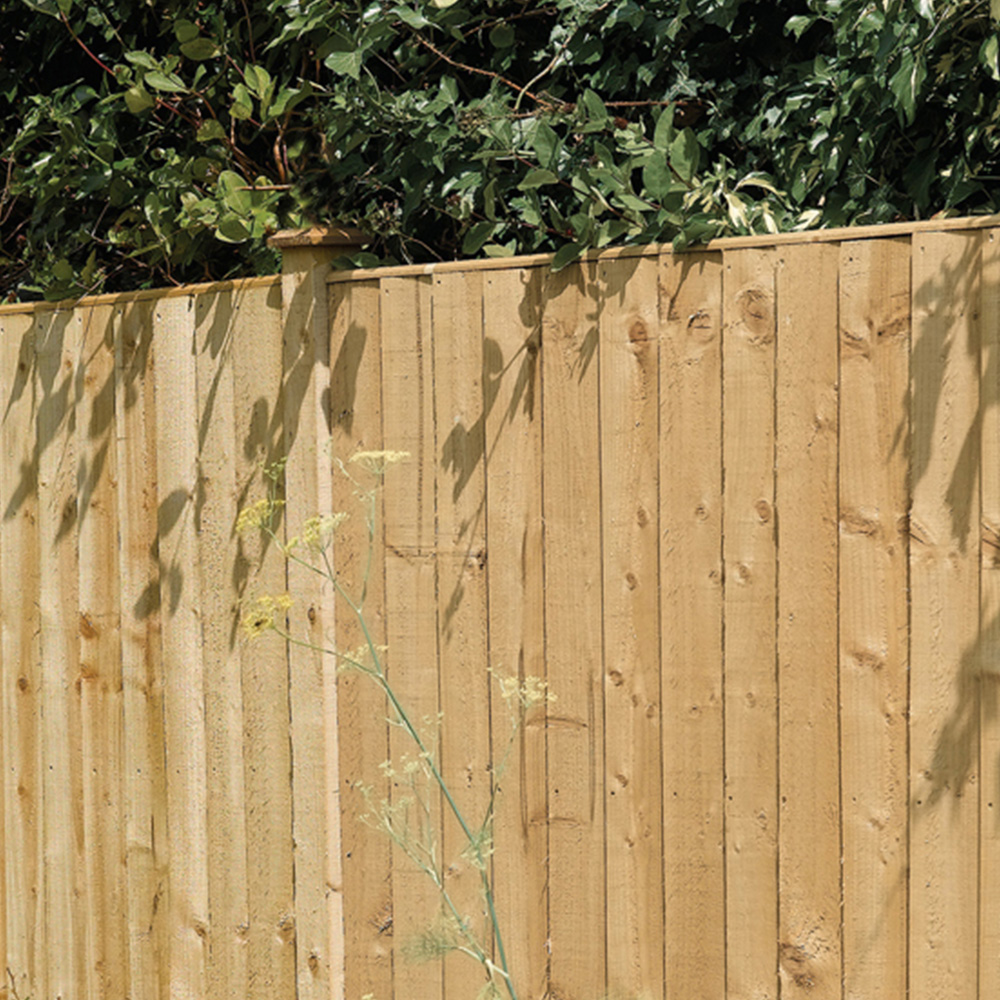 Rowlinson 6 x 3ft Pressure Treated Vertical Board Fence Panel Image 2