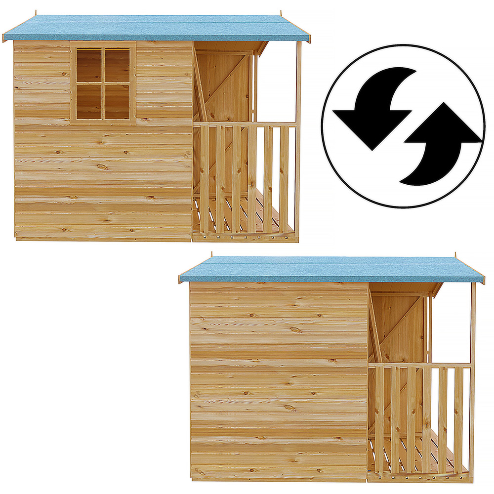 Shire Rothesay 10 x 9ft Shiplap Apex Garden Shed Image 5