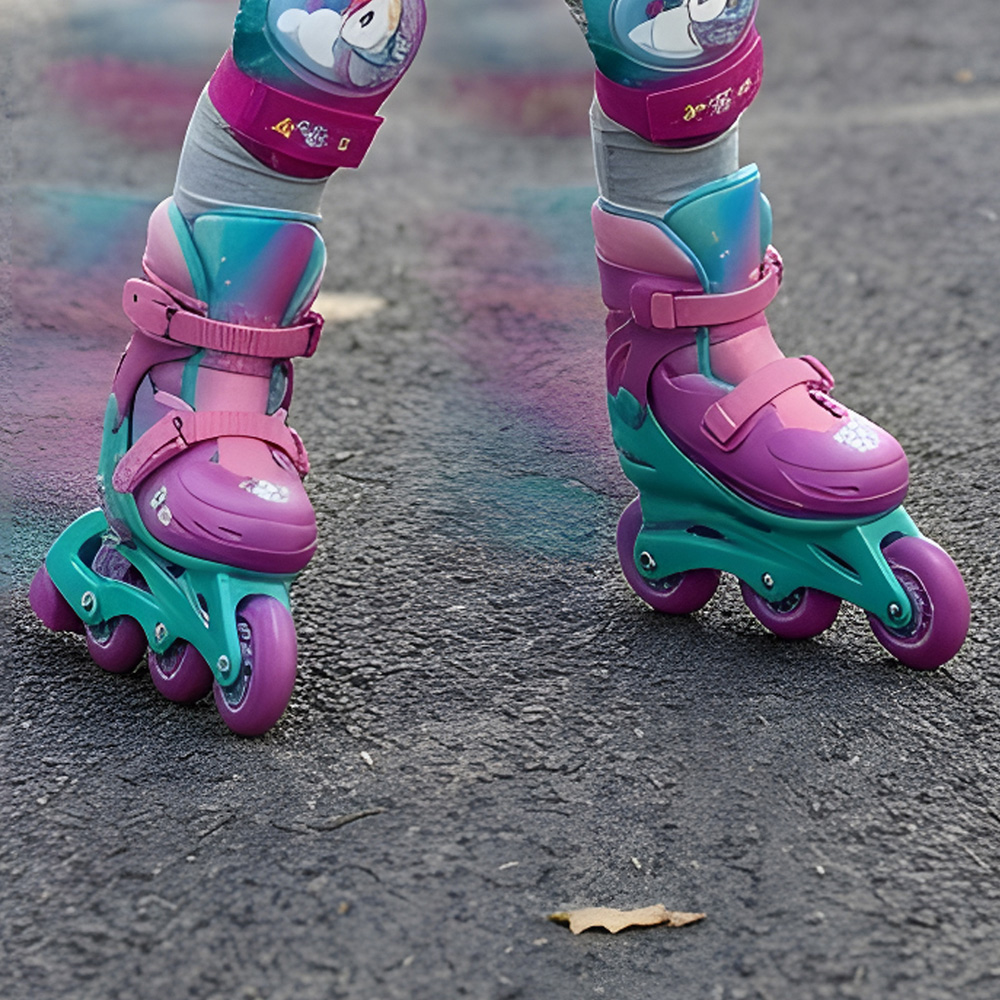 Mondo Kids Unicorn Adjustable Inline Skates Image 2