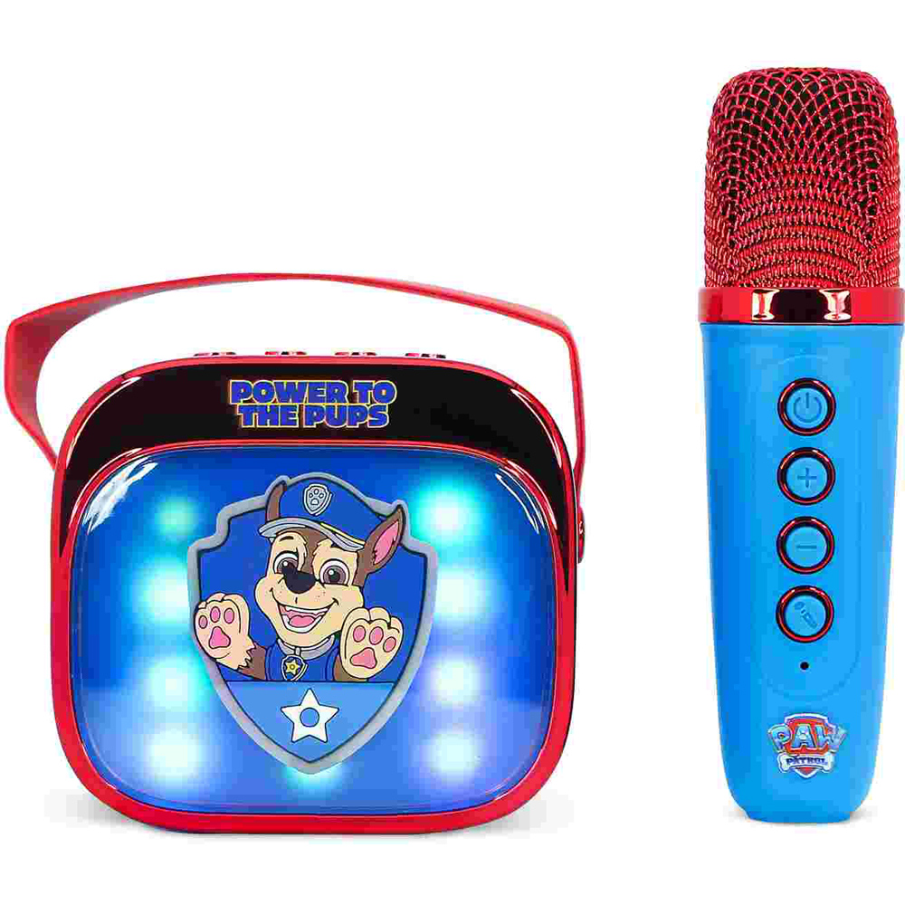 OTL Paw Patrol PopSing LED Light-Up Wireless Karaoke Speaker and Microphone Image 3