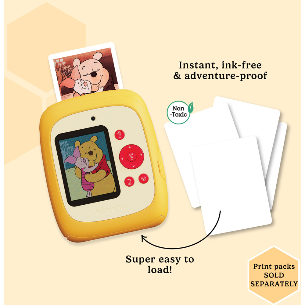 Kiimento Winnie the Pooh Kids Ink-Free Instant Print Digital Camera Image 4
