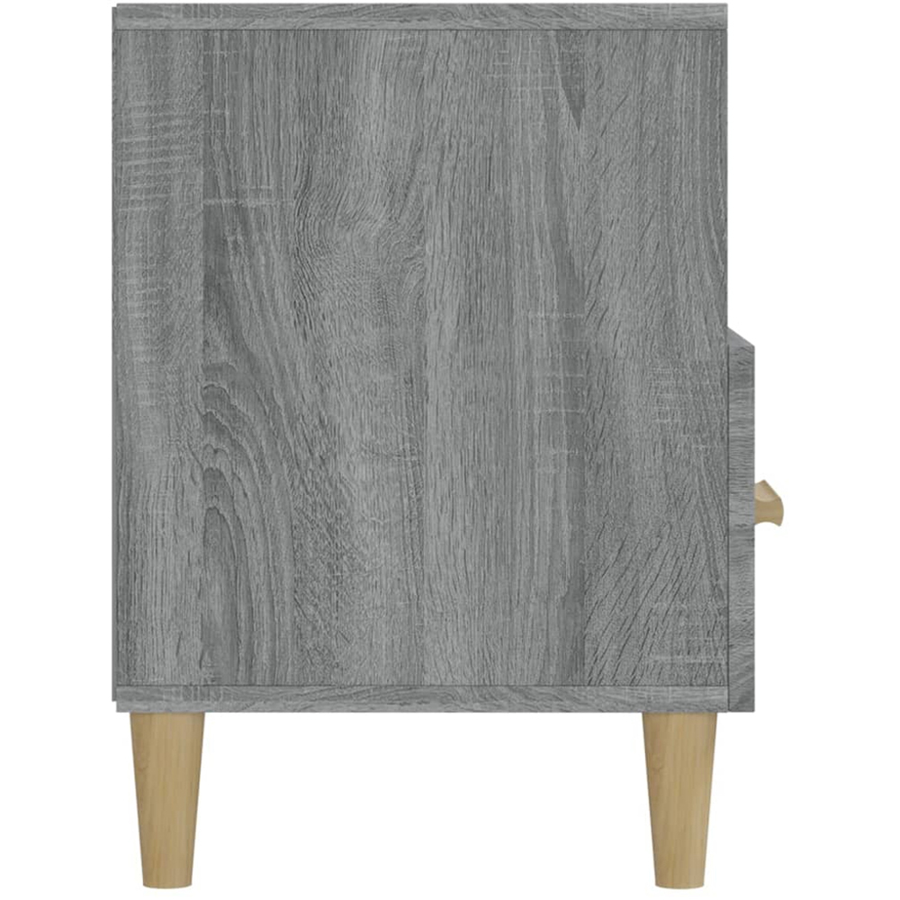 vidaXL 3 Drawer 3 Shelf Grey Sonoma TV Cabinet Image 6