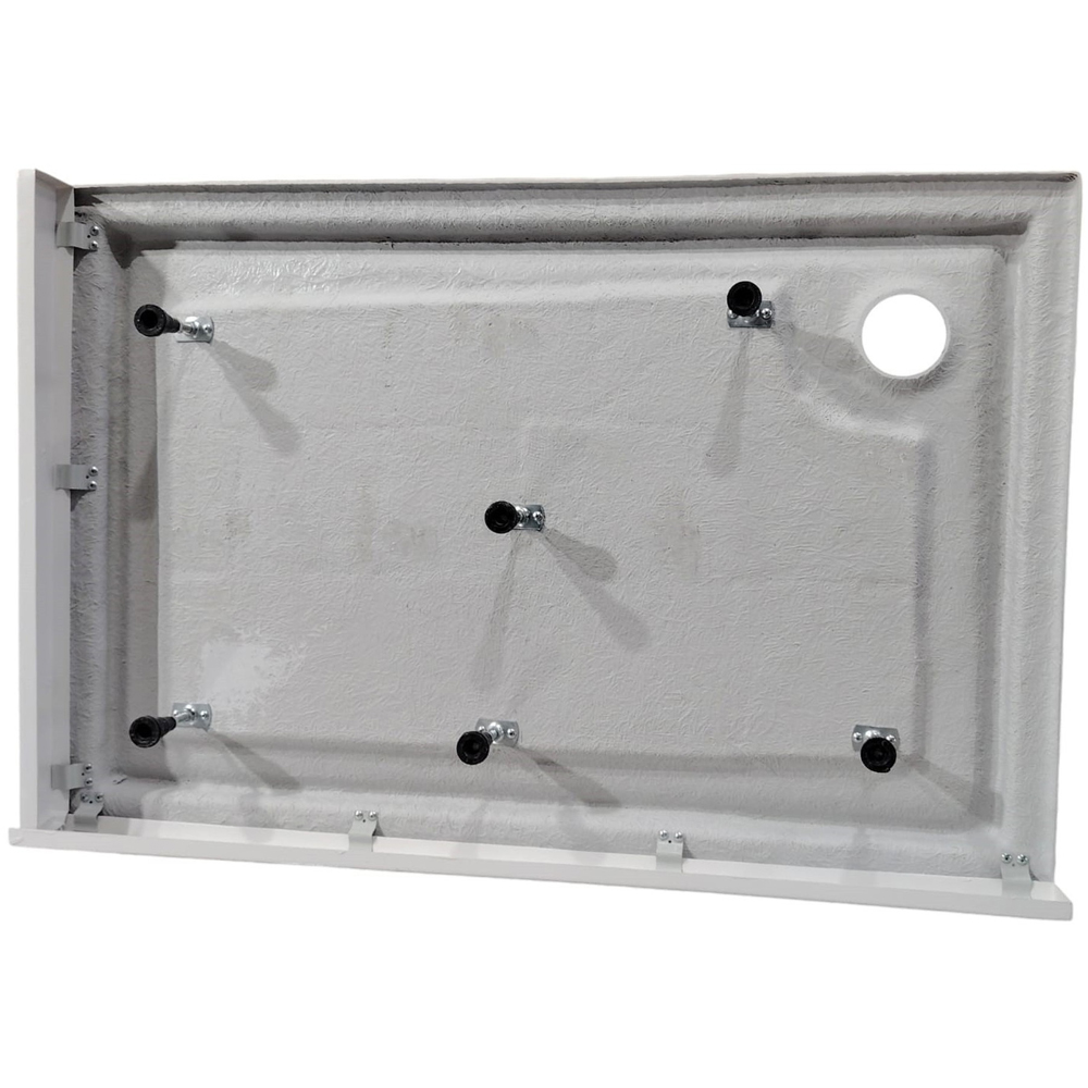 Bathstore 1000-1200mm White Rectangular Shower Tray Riser Kit with Legs Image 2