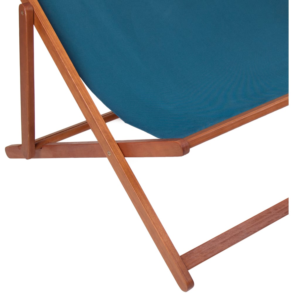 Charles Bentley Teal Eucalyptus Double Deck Chair Image 3