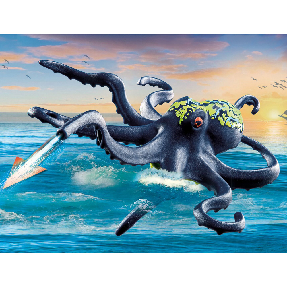 Playmobil Pirate vs Deeper Battle with the Giant Octopus Playset 44 Piece Image 6