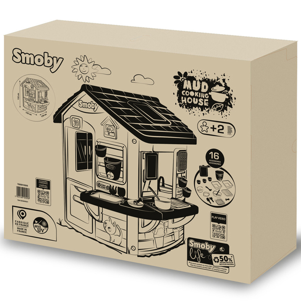 Smoby Life Kids Mud Kitchen Playhouse Image 6