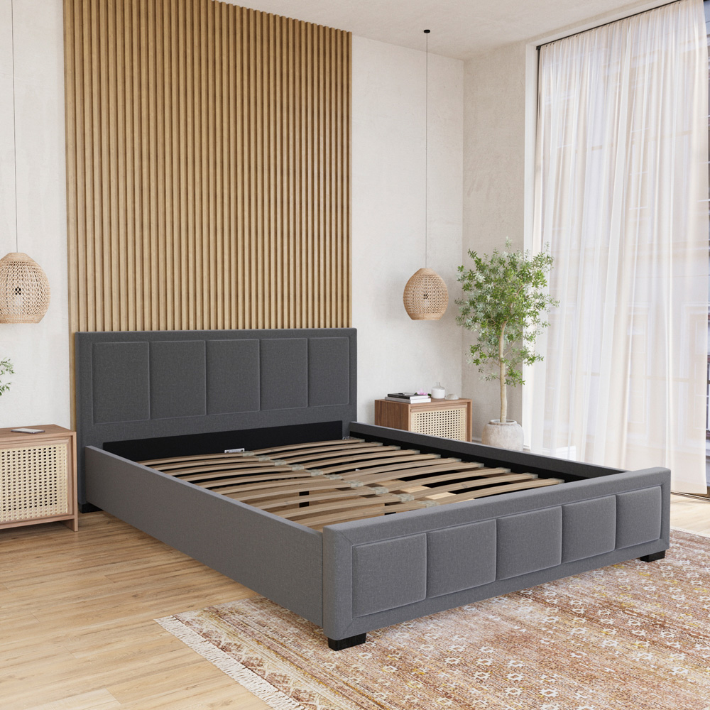 Vida Designs Vanita King Size Dark Grey Bed Frame Image 7