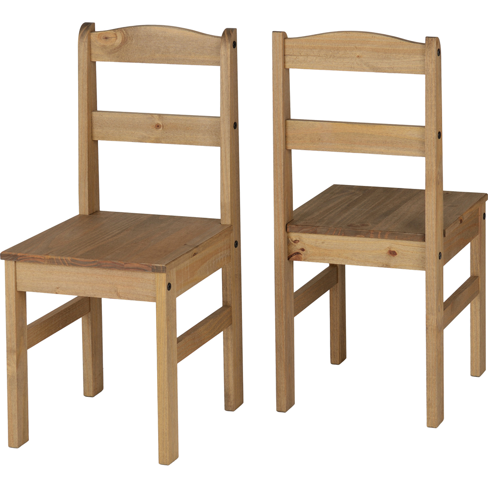 Seconique Panama 4 Seater Dining Set Natural Wax Image 5