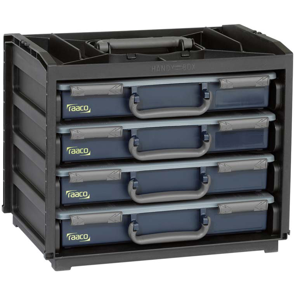 Raaco 4 A4 Drawer Assorters Portable Handy Box Image