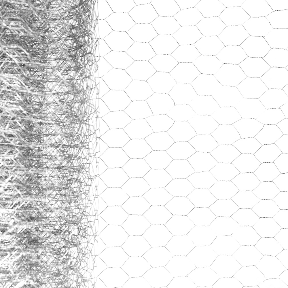 Living and Home Galvanized Hexagonal Wire Mesh Fence Netting 5m Image 4