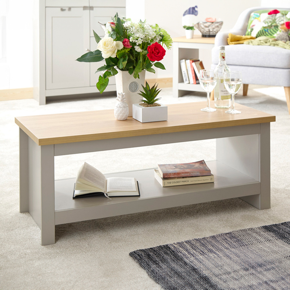 GFW Lancaster Grey Coffee Table Image 1