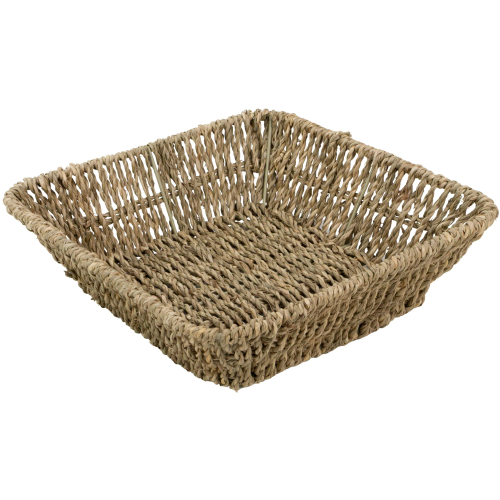 JVL Seagrass Square Tapered Tray 6 Pack Image 3