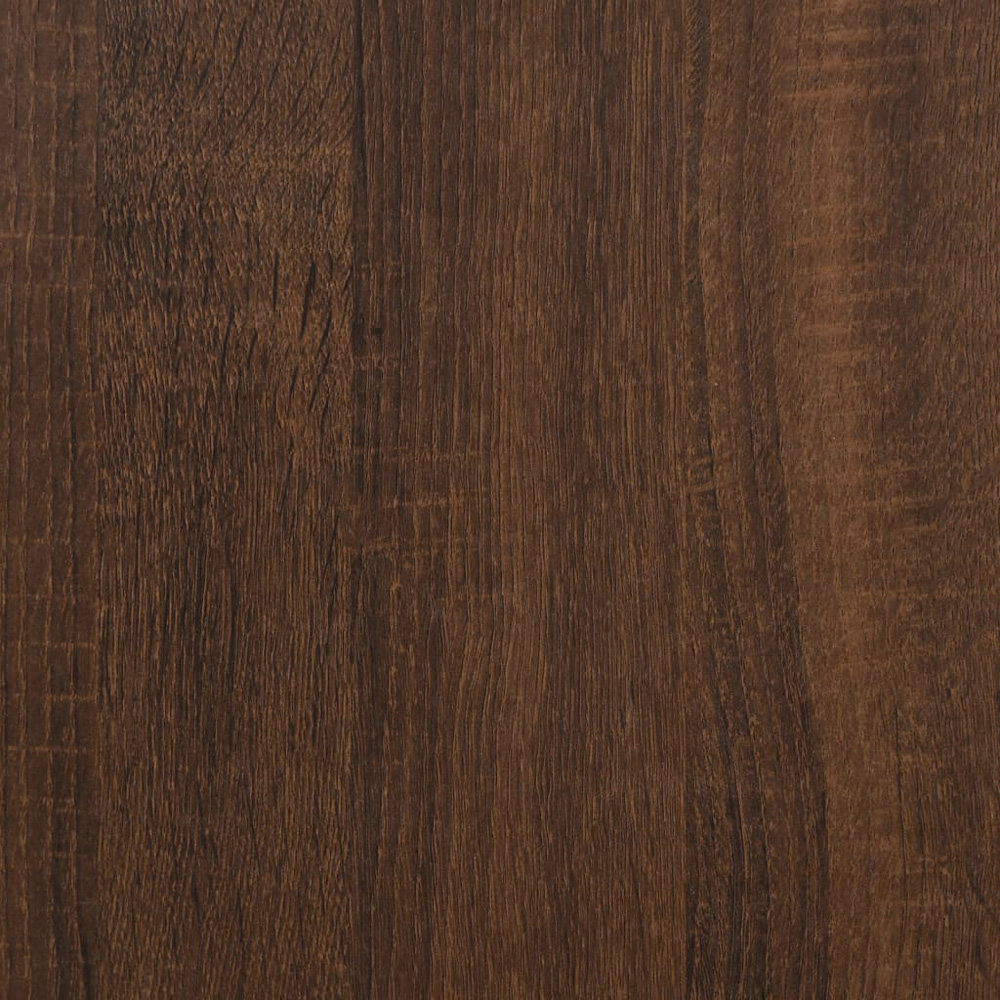 vidaXL 4 Shelf Brown Wall Shelf Image 5
