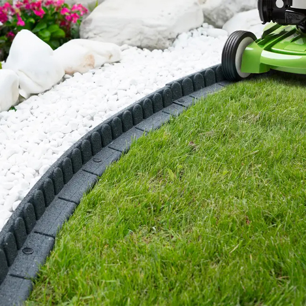 Oseasons Mowing Edge Grey Eco Garden Border 4 Pack Image 2