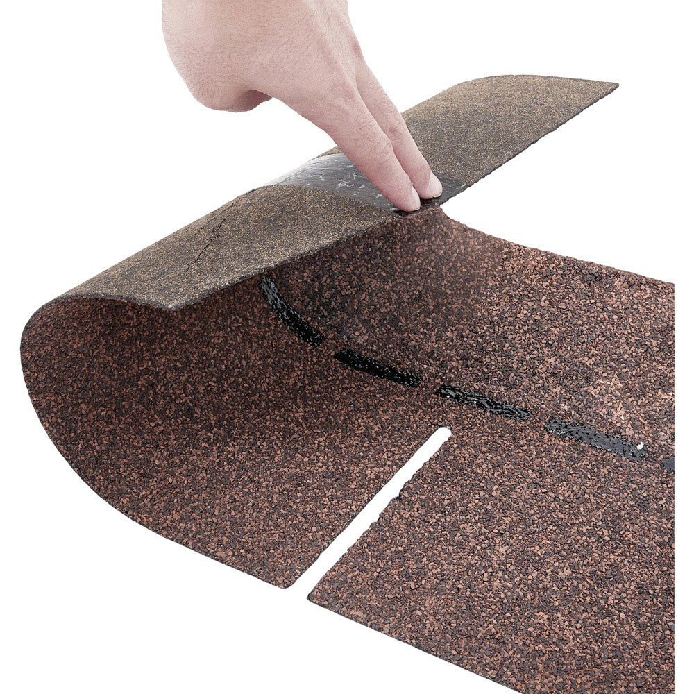 Living and Home 18 Piece Brown Forest 3‑Tab Asphalt Shingles Bitumen Roofing 335 x 990mm Image 6