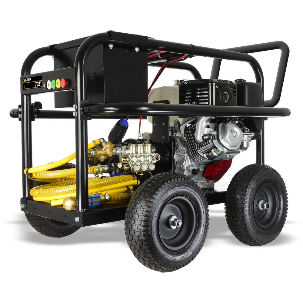 V-TUF T13 13HP Honda Driven Petrol Pressure Washer with Gearbox 250Bar Image 1
