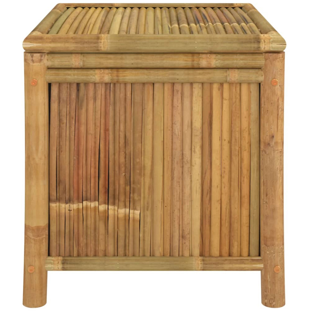 vidaXL 55 x 60 x 52cm Brown Bamboo Garden Storage Box Image 3