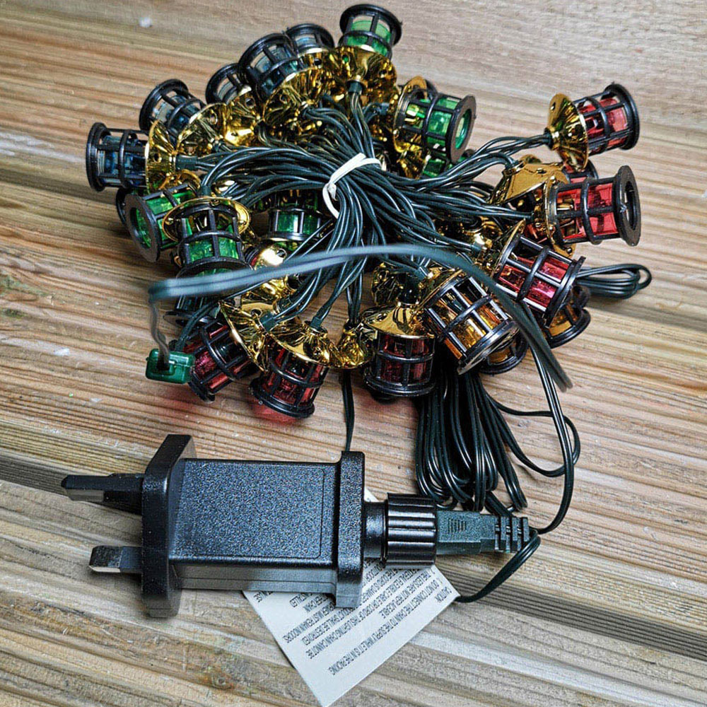 Samuel Alexander 40 Multicolour LED Palace Cage Christmas Lights Image 1