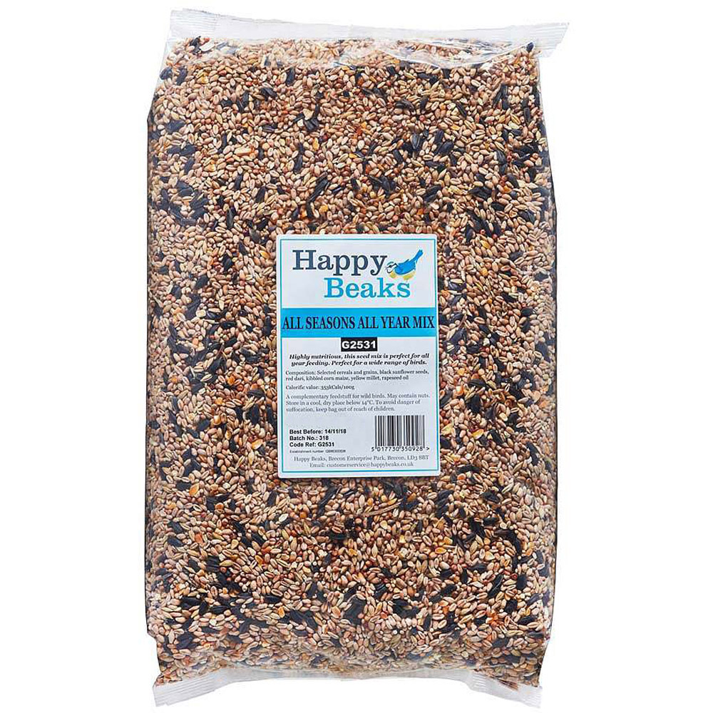 Happy Beak All Season All Year Mix Bird Food 14kg Image 1
