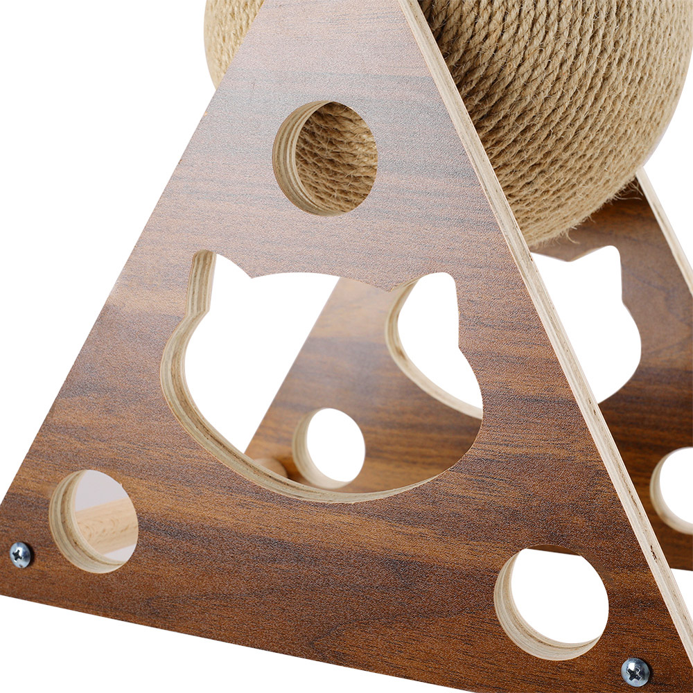 H&O Direct Natural Sisal Cat Scratching Ball Toy Image 5