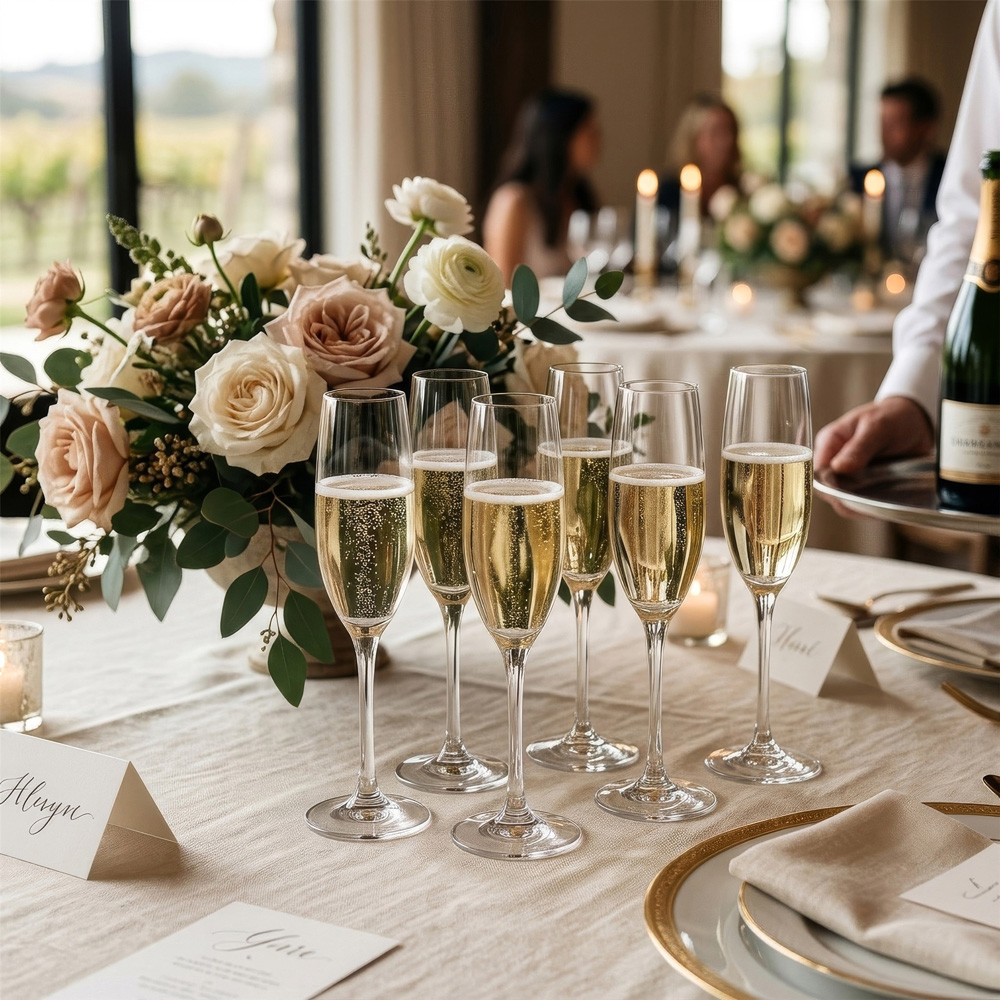 Argon Tableware Classic Clear Glass Champagne Flute 220ml 24 Pack Image 2