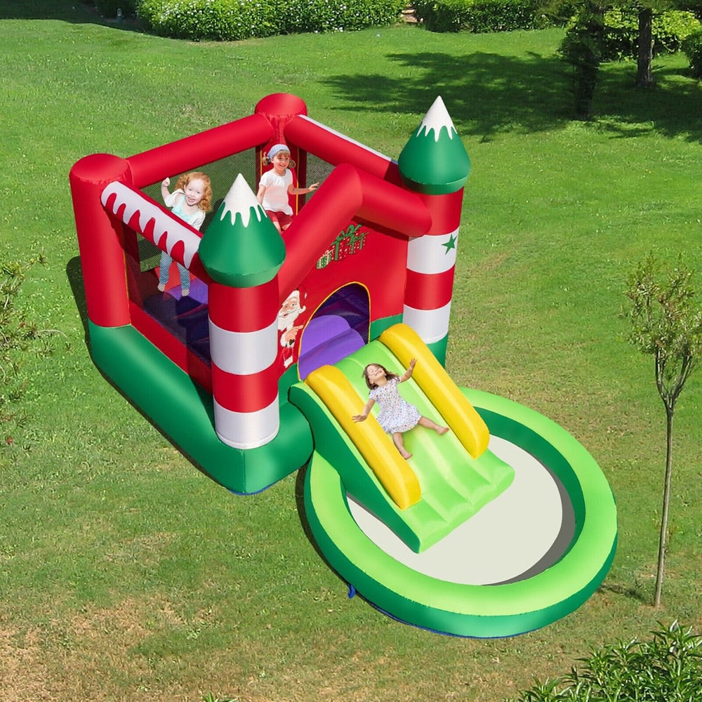 Costway Inflatable Bounce House with 480W Blower Image 2