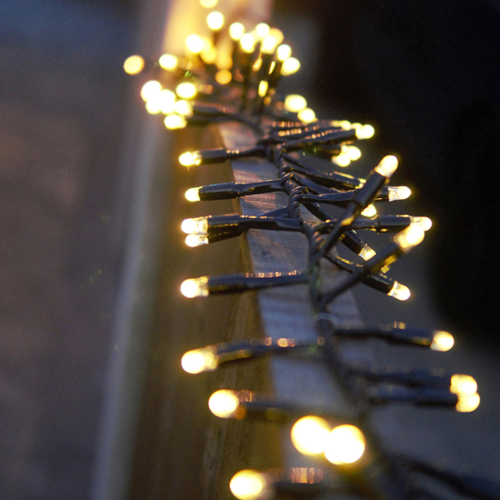 Eagle Connect 1500 Warm White LED Black Cluster Light 30m Image 3