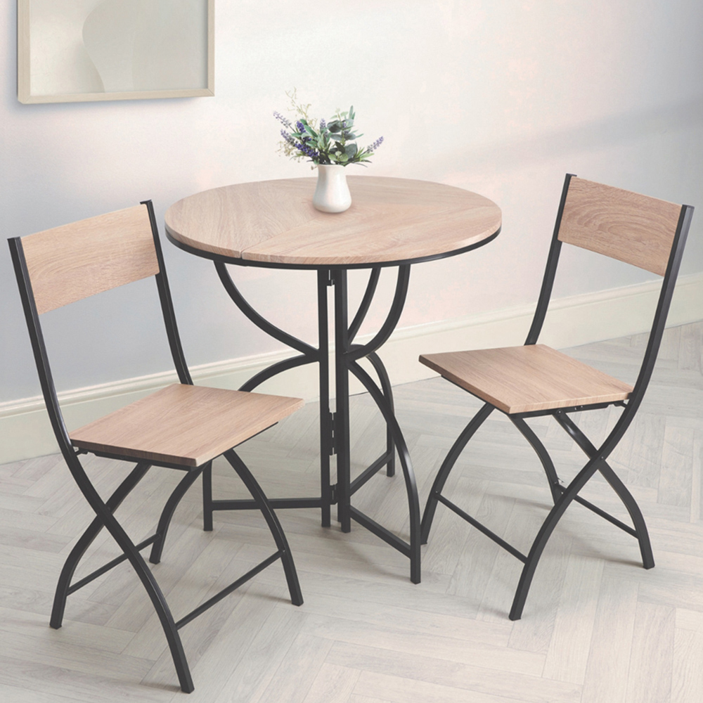 Greenhurst 2 Seater Folding Bistro Set Image 1