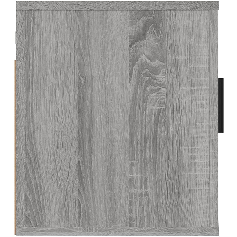 vidaXL Single Door Grey Sonoma Wall Mounted TV Cabinet Image 5