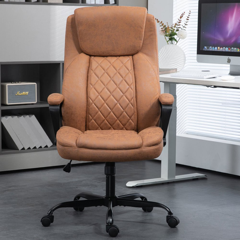 Suffolk High Back Office Chair - Brown Image 1