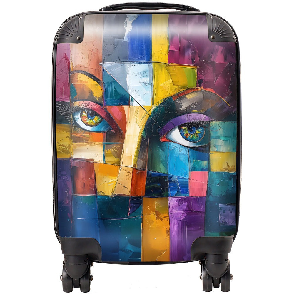 Warren Reed Designer Mini Cabin Fragmented Vision Eyes Of The Soul Suitcase Image 1