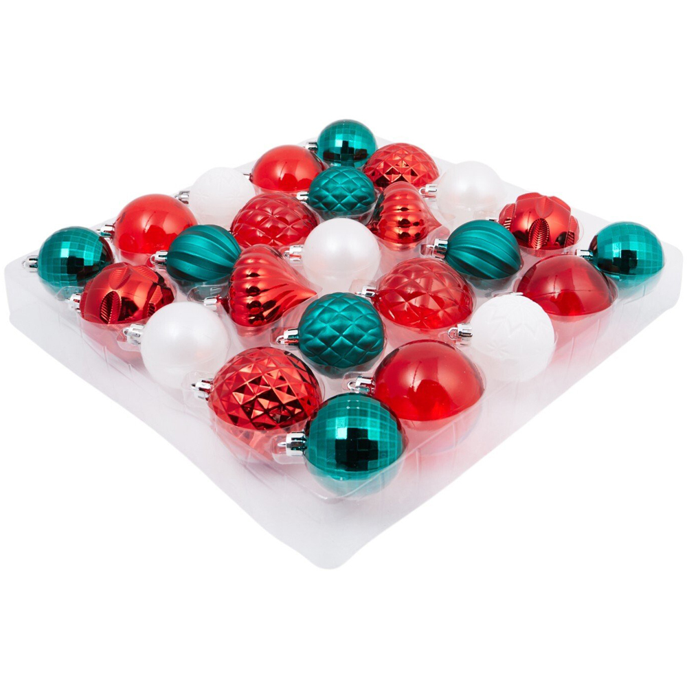 Pack of 25 Santas Chalet Baubles Image 2