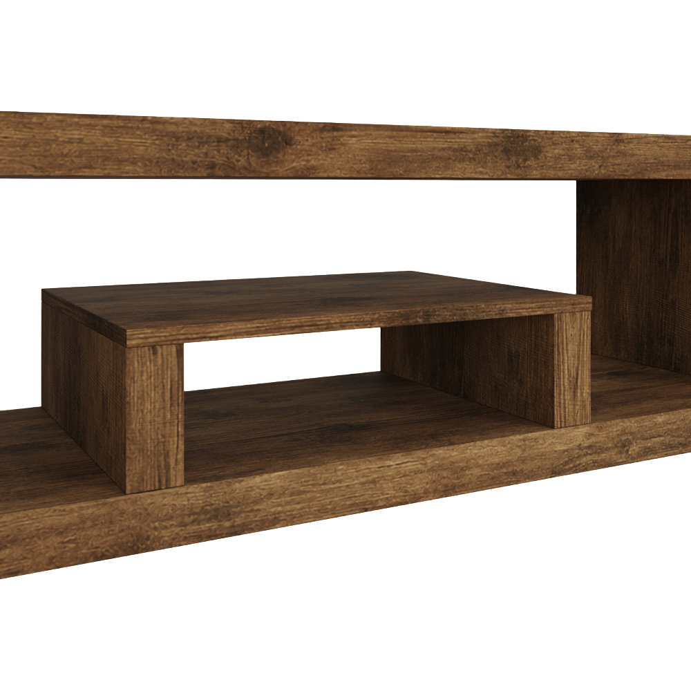 GFW Jakarta 2 Shelf Mango Low board TV Unit Image 4