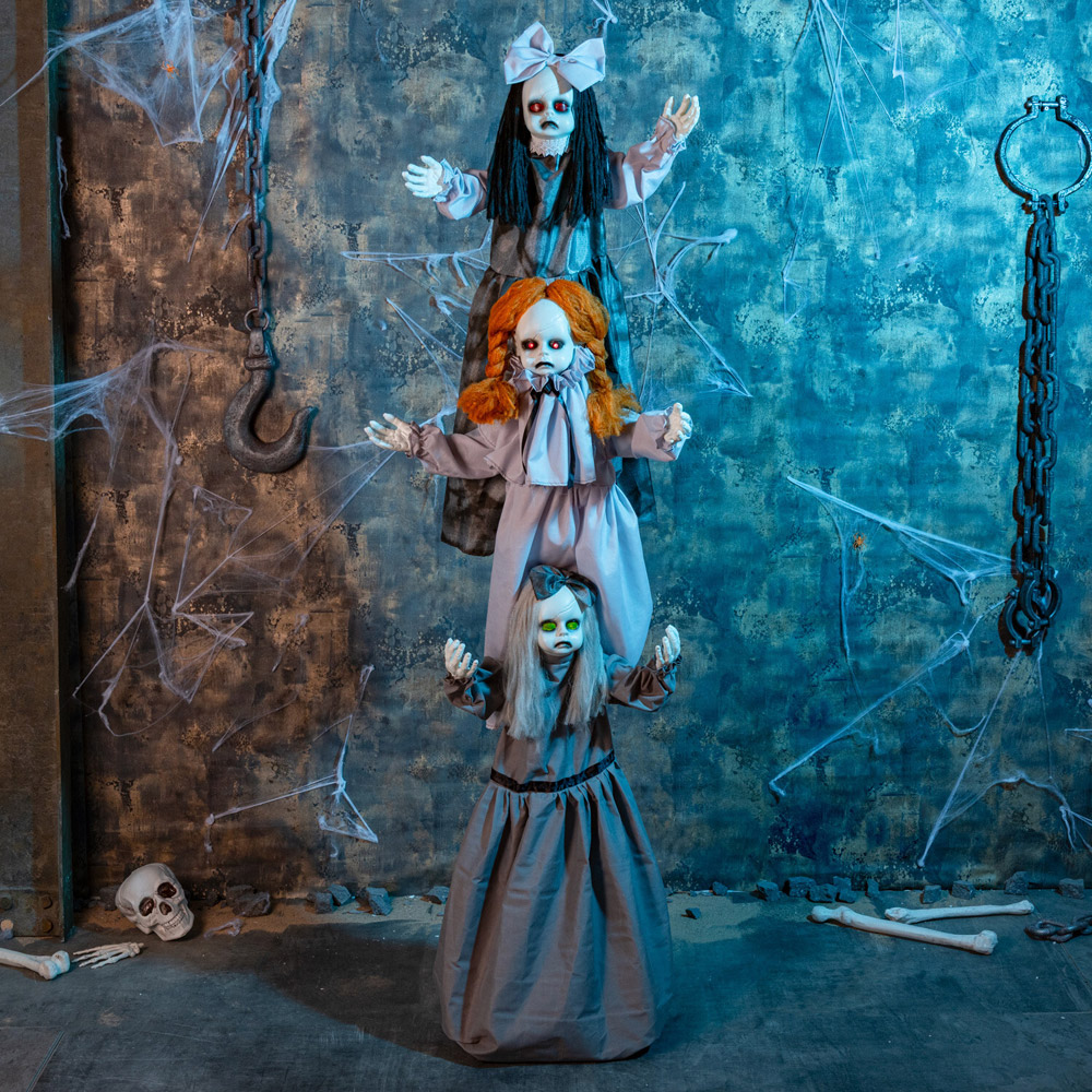 Animated Standing Creepy Girls Decoration Image 2