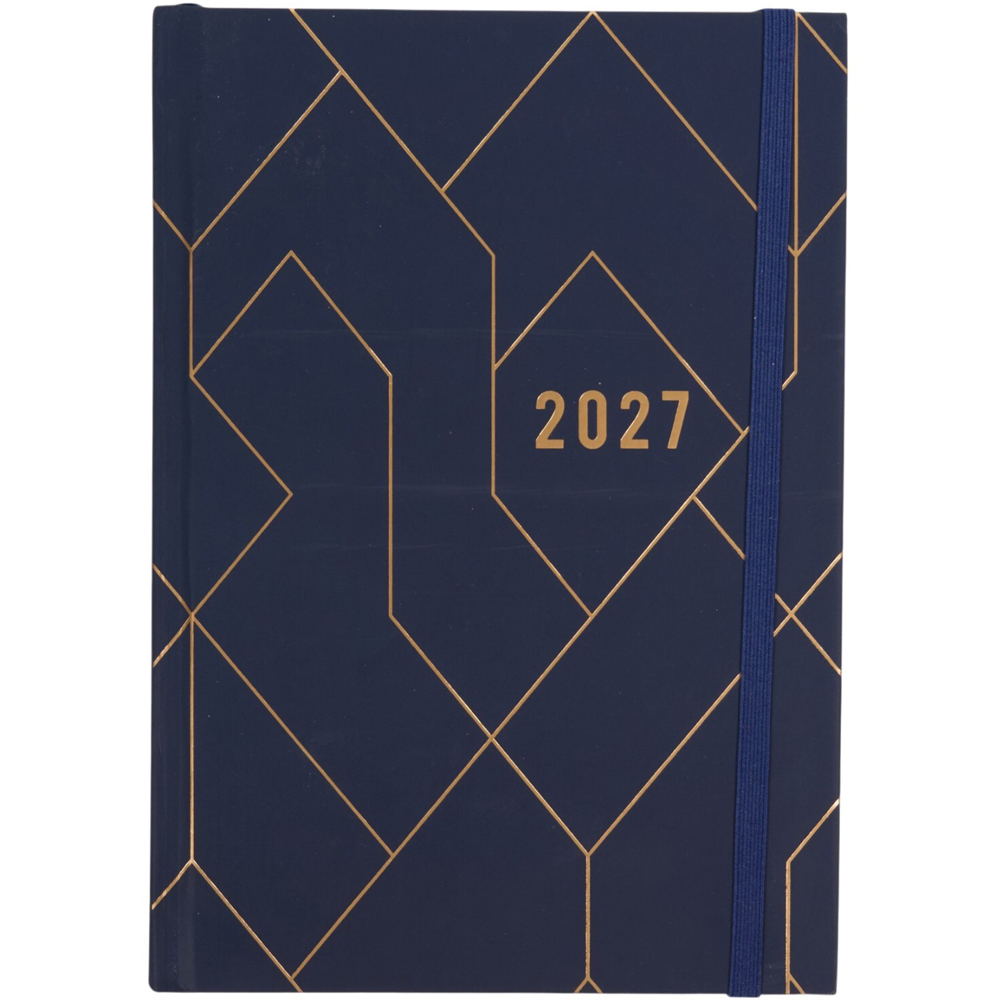 2027 A5 Foiled Geometric Diary Image 2