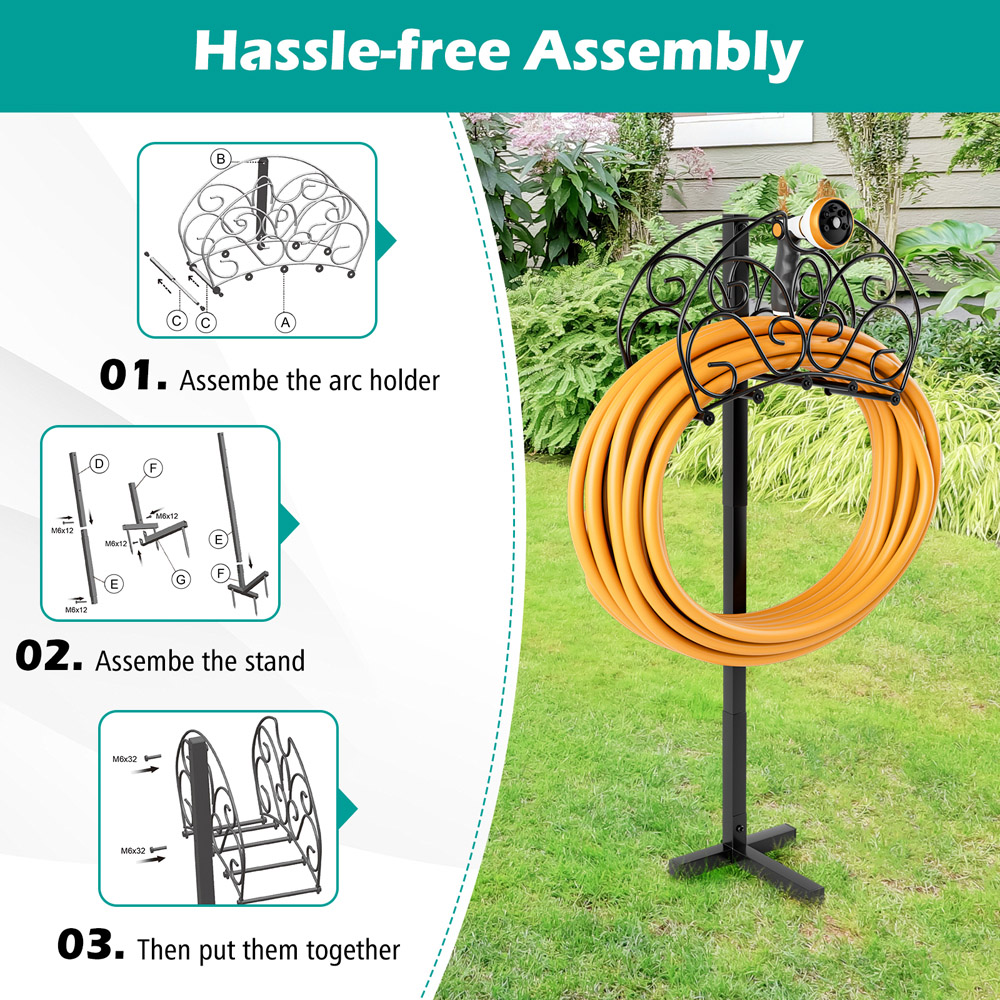 Costway Garden Hose Holder Image 6