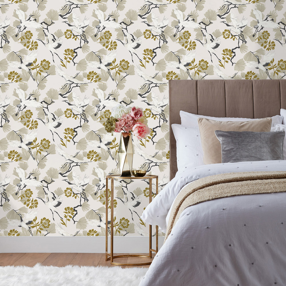 furn. Demoiselle Tropical Natural Matte Wallpaper Image 3