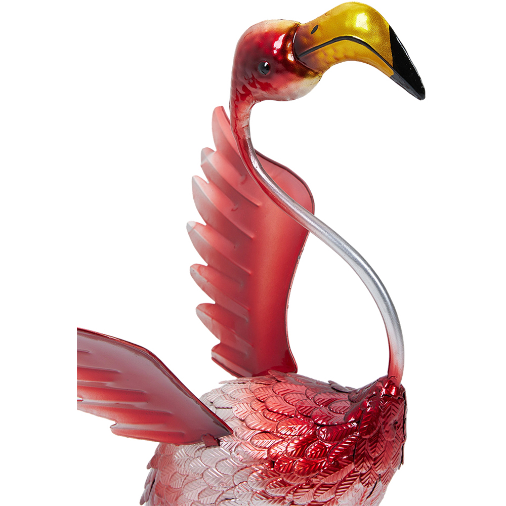 Living and Home Metal Flamingo Garden Statue Ornament Decoration Image 3