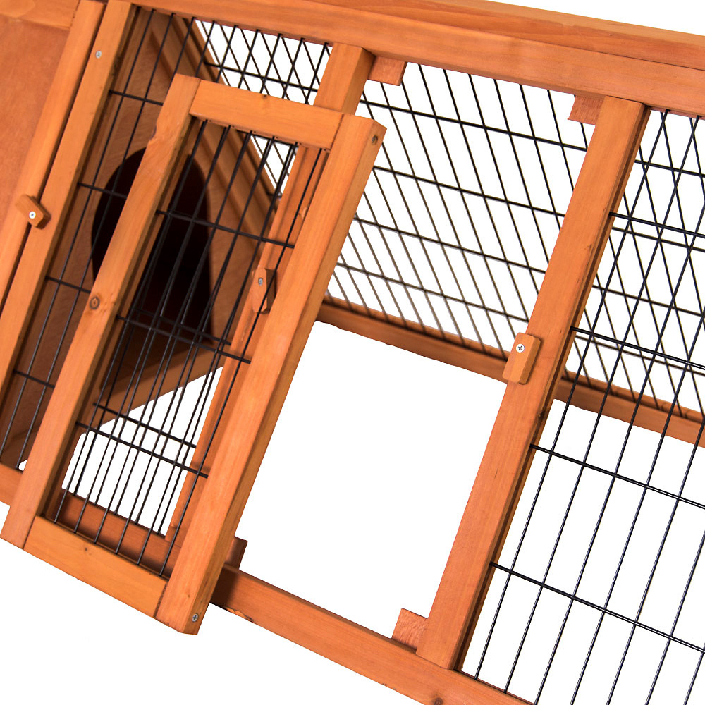 Pet Vida Large Triangle Wooden Pet Hutch Image 6