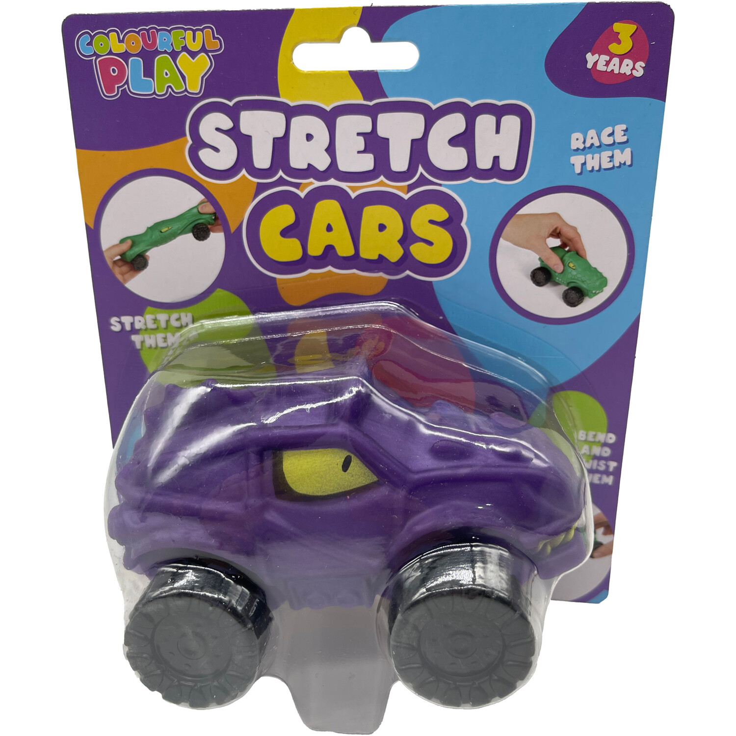 Assorted Squish and Stretch Car - Multicolour Image 2