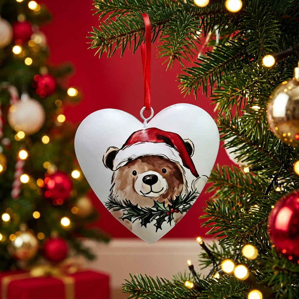 Set of 3 Heart Decorations Image 2