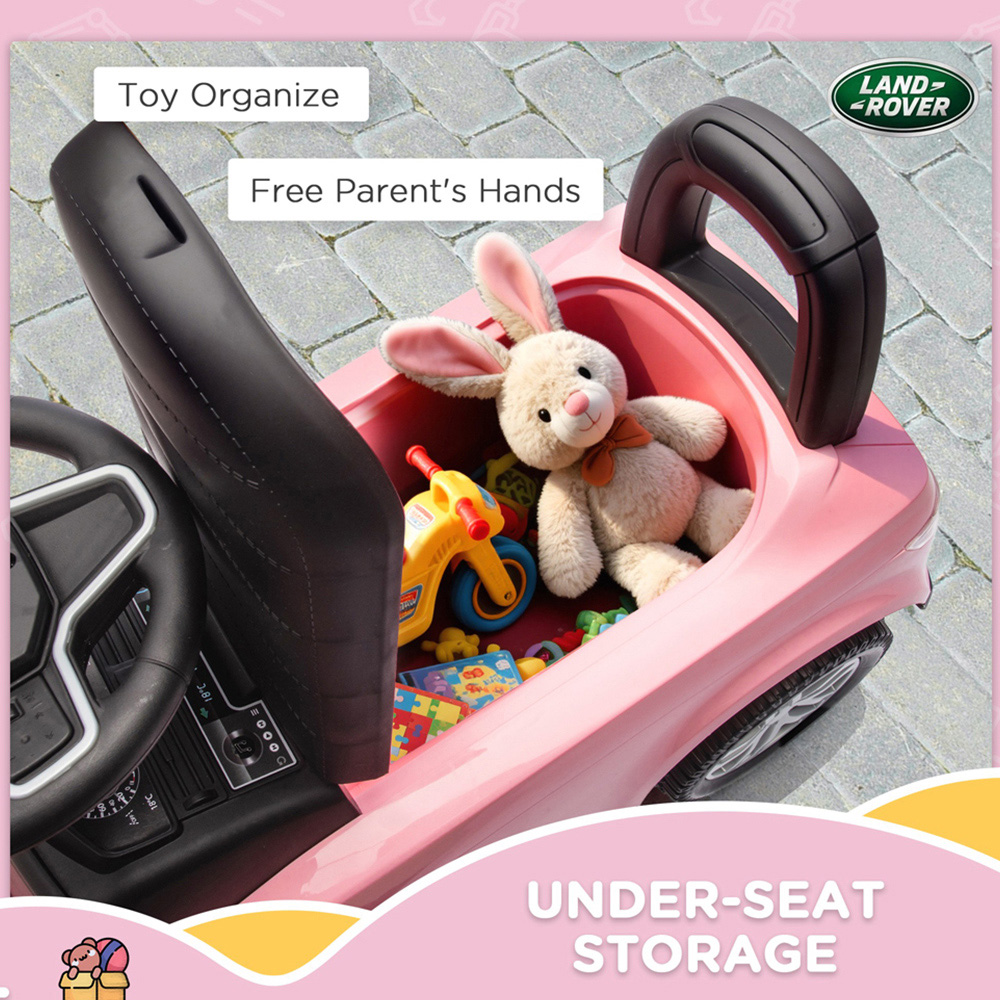 Tommy Toys Toddler Pink Licensed Land Rover Ride On Car Image 7
